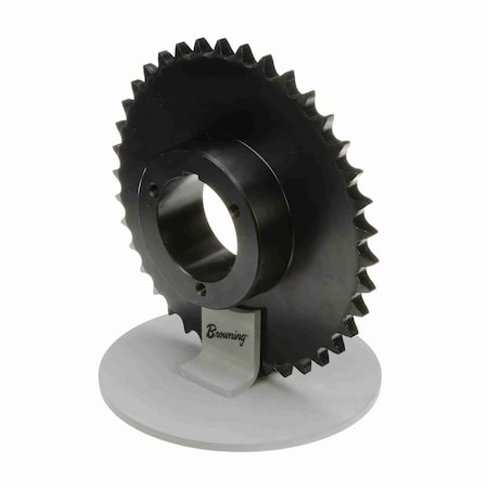 Browning Steel Bushed Bore Roller Chain Sprocket, 60Q38 60Q38